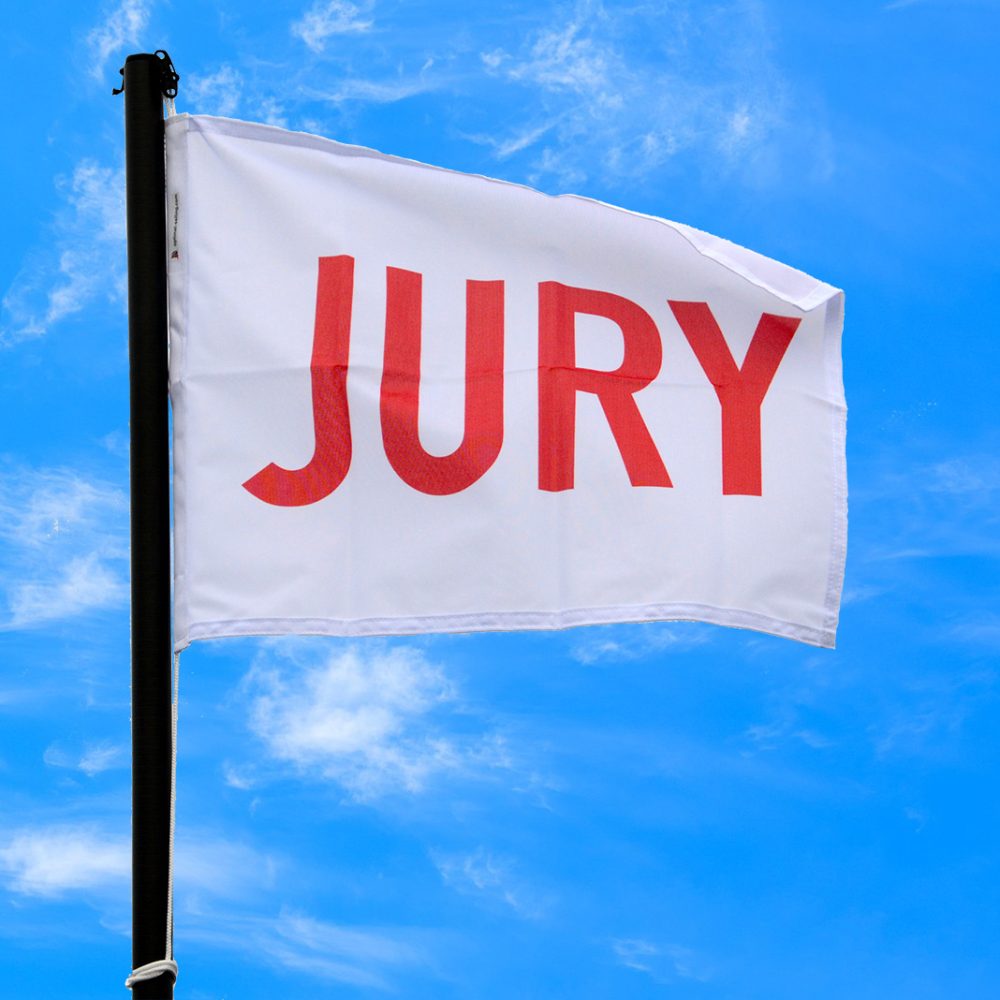 Jury Flagge Regattasegeln Wettfahrtleitung