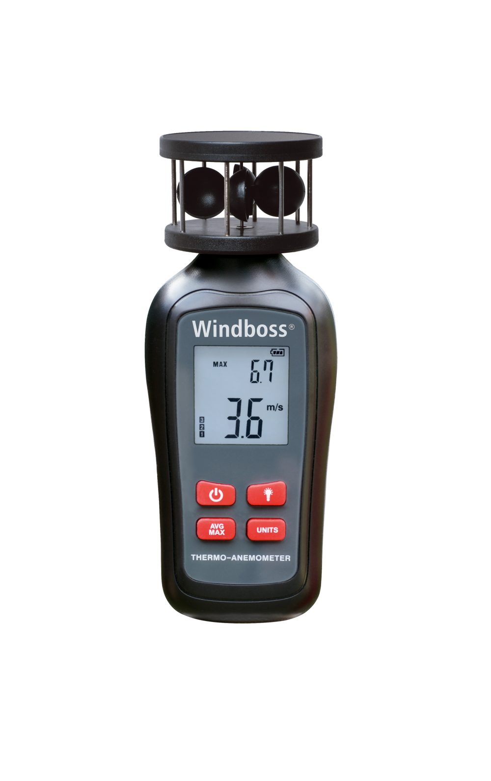 Windboss 2 Windmessgerät Anemometer Regattasegeln Windmesser